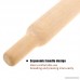 Rolling Pin for Baking Navvour Professional Dough Roller Classic Wood Rolling Pin for Pasta Cookie Dough Pastry Bakery Pizza Fondant Chapati 15 inch - B07BWBTVF7